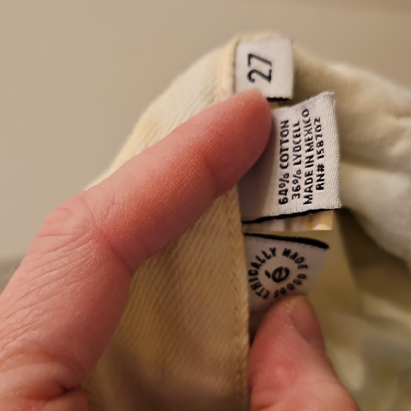 Etica | Tie Dye Crop Wide Leg Jeans| Pink, Yellow, Blue| W Sz. 27/28 | DESIGNER - Picture 5 of 10